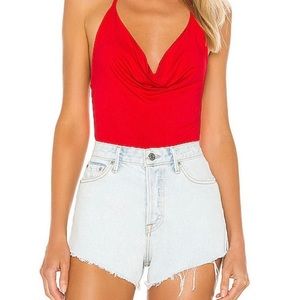 Superdown Red Bodysuit (Med)